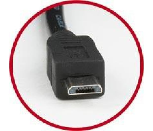 Gembird micro USB/USB 50cm czarny - 75040 - zdjęcie 2